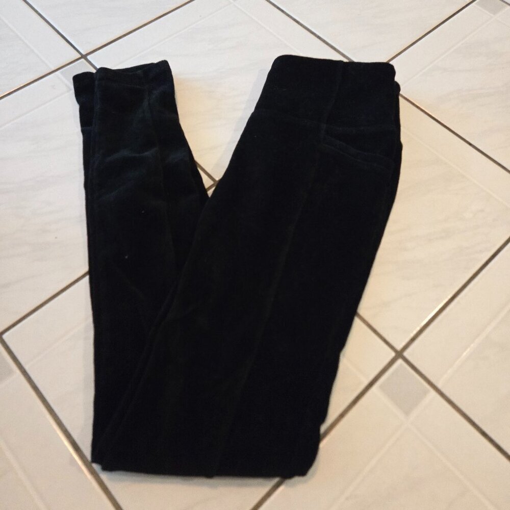 Athleta Cord High Waisted Metro Leggings Black XS